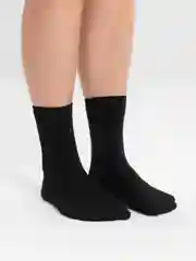 Черный носки унисекс, однотонные, высокие