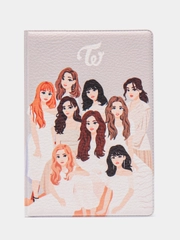 Обложка чехол на паспорт "Твайс" (Twice)