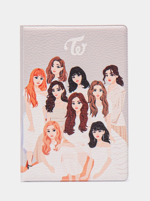 Обложка чехол на паспорт "Твайс" (Twice)