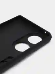 Угольный чехол Huawei Honor 70, противоударный, с металлической подставкой-кольцом