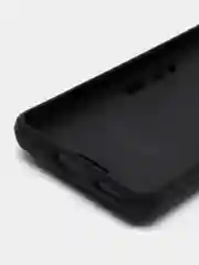 Угольный чехол противоударный для Xiaomi 12 Lite, Сяоми 12 Лайт с металлической подставкой