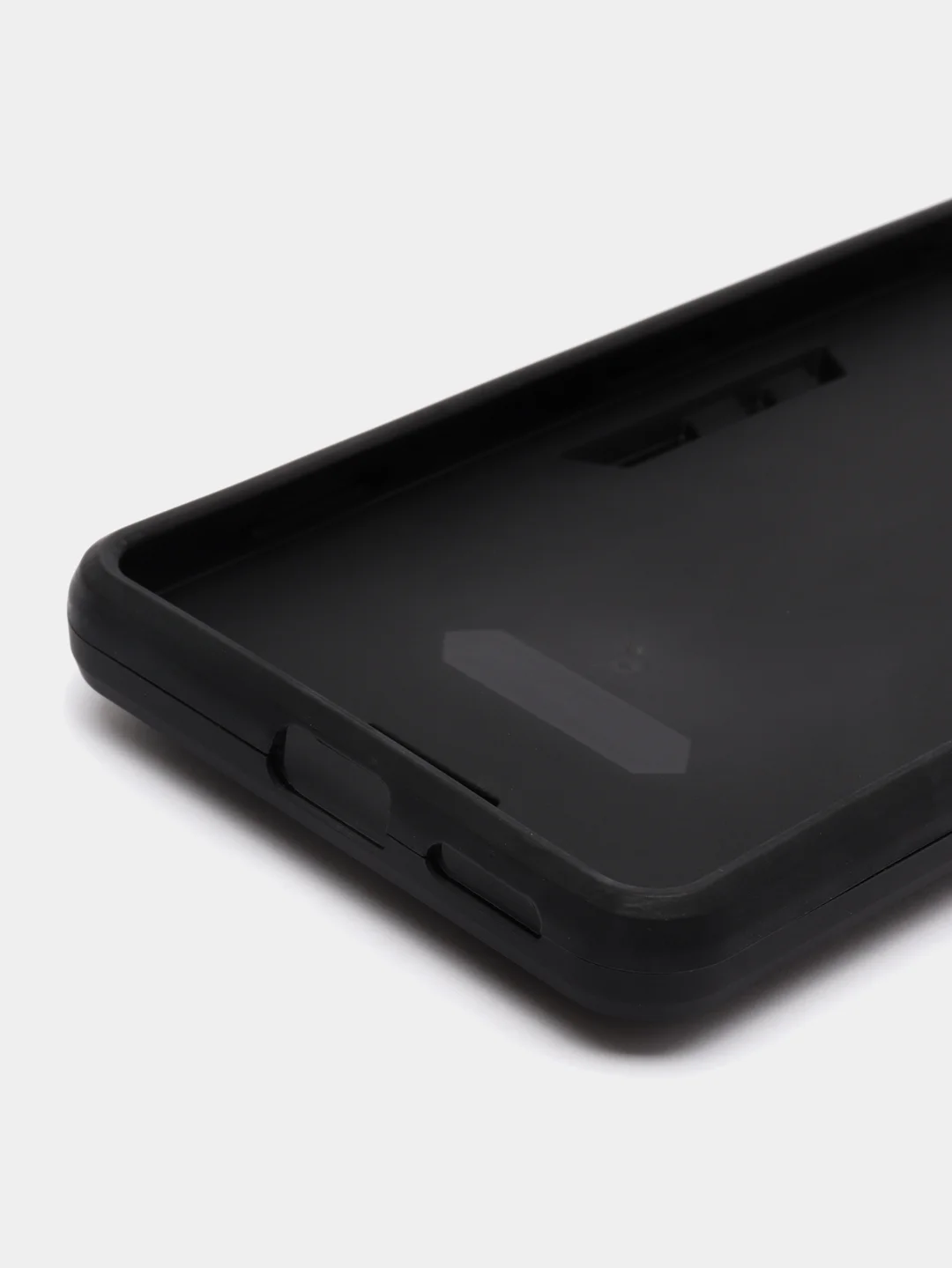 Угольный чехол противоударный Xiaomi Redmi Note 11 Pro / Note 12 с металлической подставкой