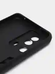 Черный чехол для Xiaomi 13 Lite, Сяоми 13 Лайт, с металлической подставкой