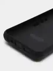 Угольный чехол для Honor X6 / Honor X8 5G, противоударный, с металлической подставкой-кольцом
