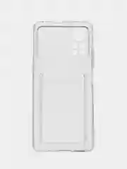 Прозрачный чехол с карманом для карт Xiaomi Poco X4 Pro 5G 2022, прозрачный, силиконовый