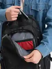 Черный рюкзак мужской, с USB, школьный рюкзак, портфель для школы