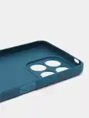 Синий чехол для Honor X8a (Хонор Х8а), прозрачный