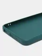 Зеленый силиконовый чехол для Infinix HOT 30i (Инфиникс Хот 30 ай), прозрачный
