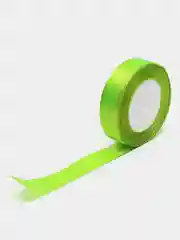 Салатовый лента атласная, края золотым люрексом, 2,5 см, 22 метра