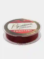 Монофильная леска "Русская рыбалка", 100 м, d 0,405 мм, разрывной вес 6,9 кг, красная