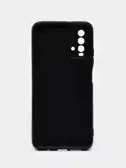 Голубой силиконовый чехол для Xiaomi Redmi 9T (Сяоми Редми 9Т), с принтом, с рисунком