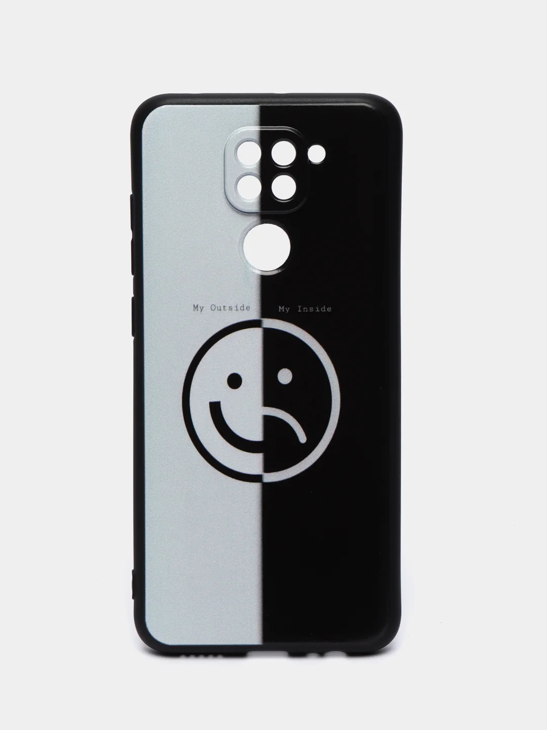 Золотистый хаки чехол силиконовый для Xiaomi Redmi Note 9 (Сяоми Редми Ноут 9), с принтом, с рисунком