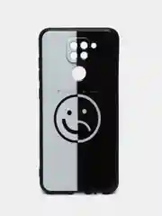 Золотистый хаки чехол силиконовый для Xiaomi Redmi Note 9 (Сяоми Редми Ноут 9), с принтом, с рисунком