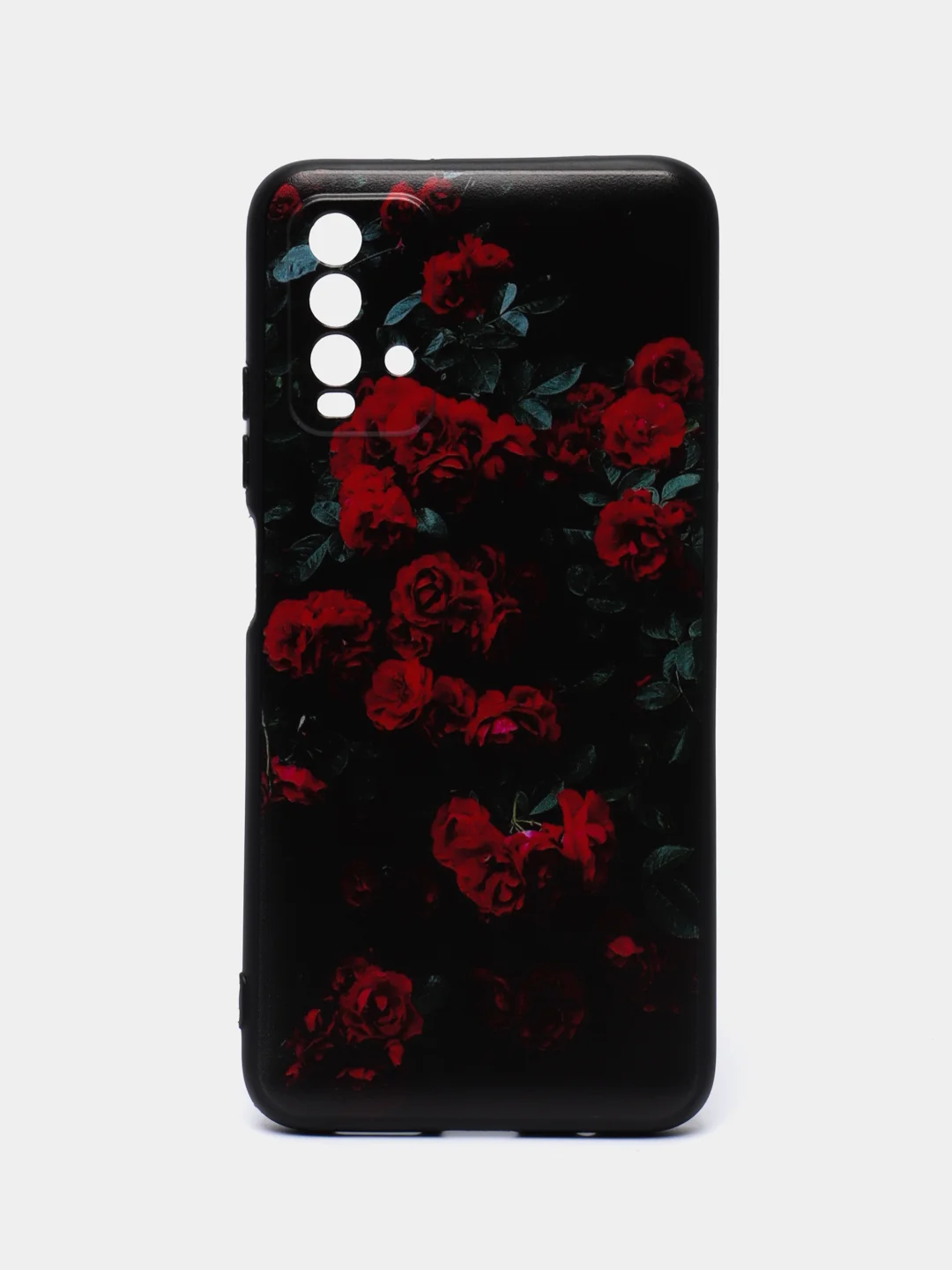 Оранжевый силиконовый чехол для Xiaomi Redmi 9T (Сяоми Редми 9Т), с принтом, с рисунком