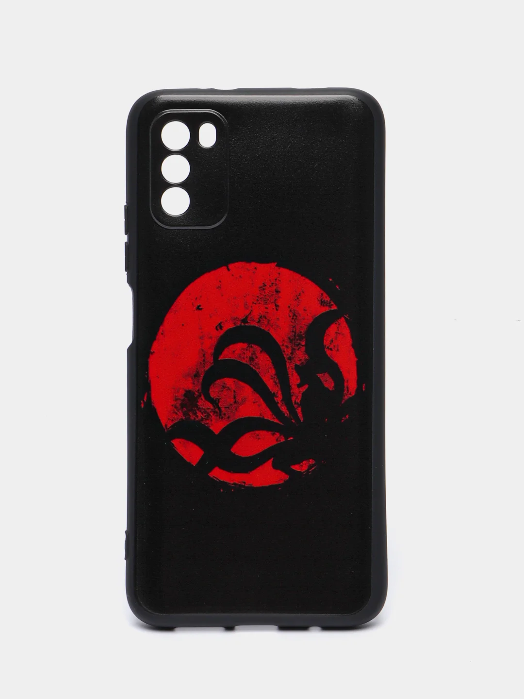 Синий меланж чехол силиконовый для Xiaomi POCO M3 (Сяоми Поко М3), с принтом, с рисунком