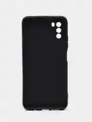 Синий меланж чехол силиконовый для Xiaomi POCO M3 (Сяоми Поко М3), с принтом, с рисунком