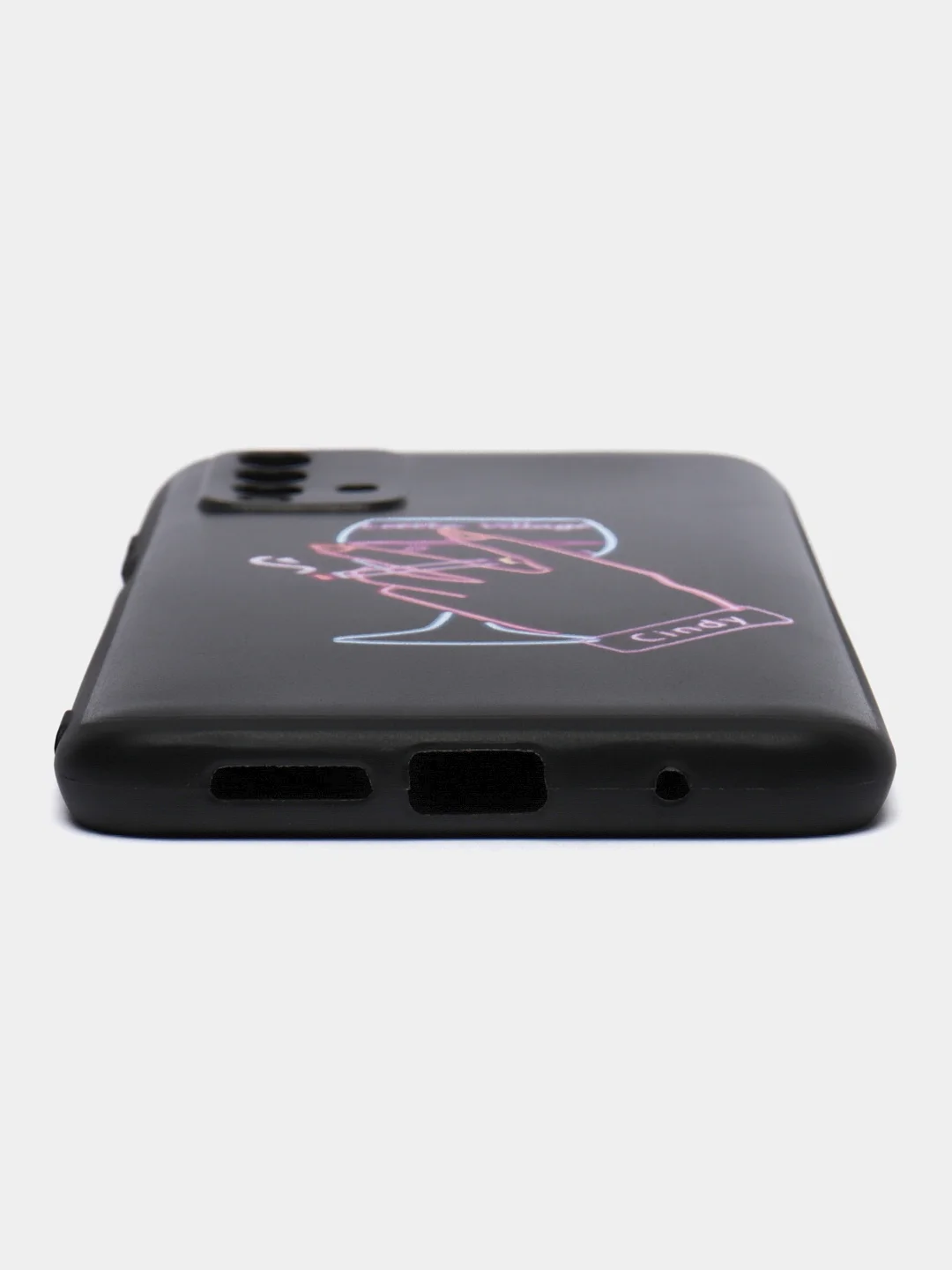 Голубой силиконовый чехол для Xiaomi Redmi 9T (Сяоми Редми 9Т), с принтом, с рисунком