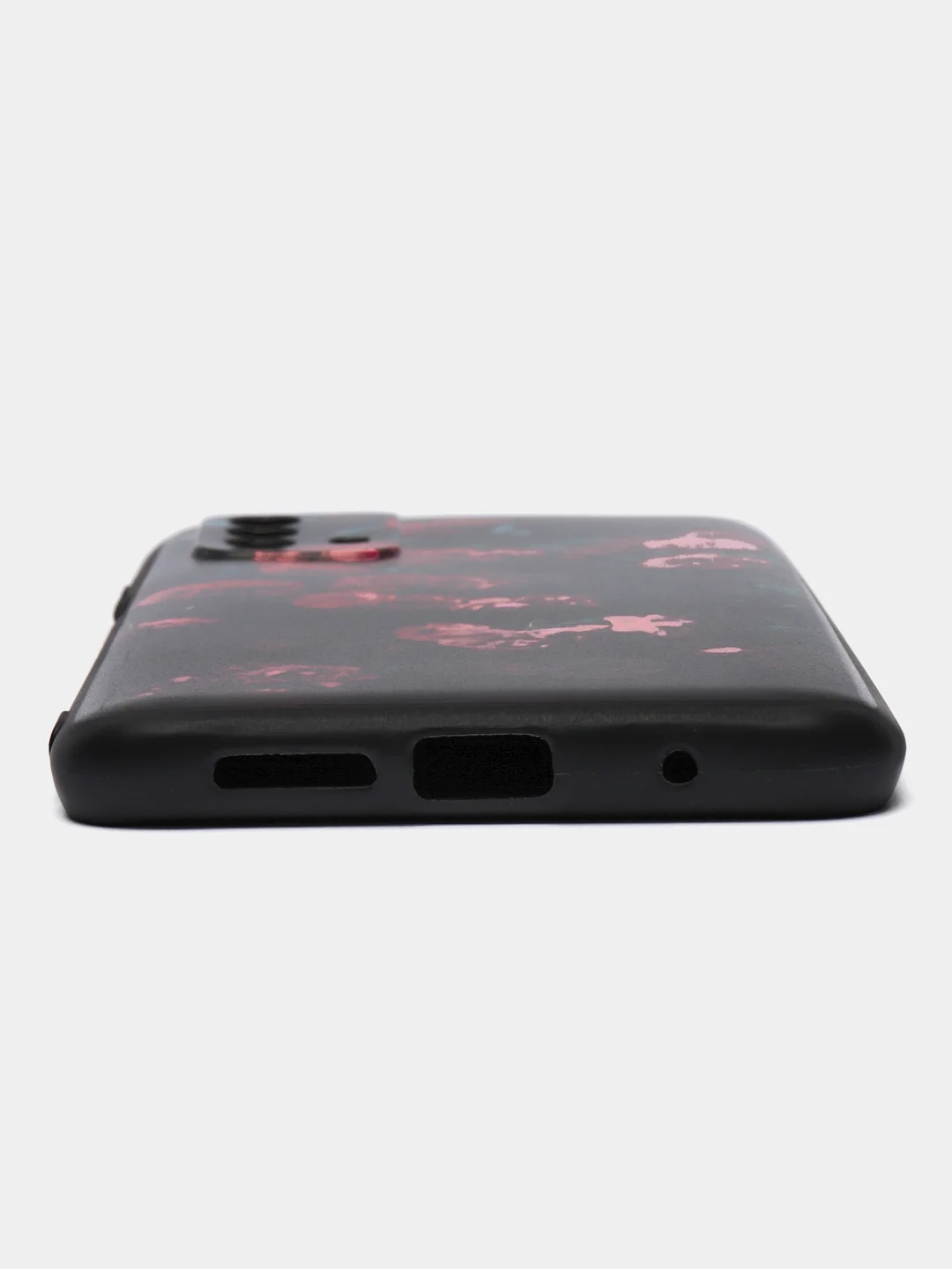 Оранжевый силиконовый чехол для Xiaomi Redmi 9T (Сяоми Редми 9Т), с принтом, с рисунком