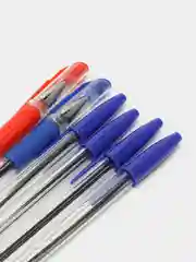 Ручки шариковые и гелевые Staff Basic St-01, 6 штук, узел 0,7 мм, линия 0,35 мм, 144080