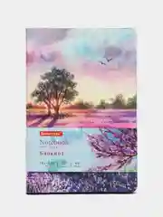 Блокнот А5 143x210 BRAUBERG VISTA Violet, под кожу, гибкий 80л, 112074