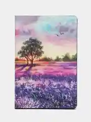 Блокнот А5 143x210 BRAUBERG VISTA Violet, под кожу, гибкий 80л, 112074