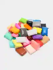 Пластилин легкий мягкий воздушный застывающий для детей 36 штук Brauberg Kids