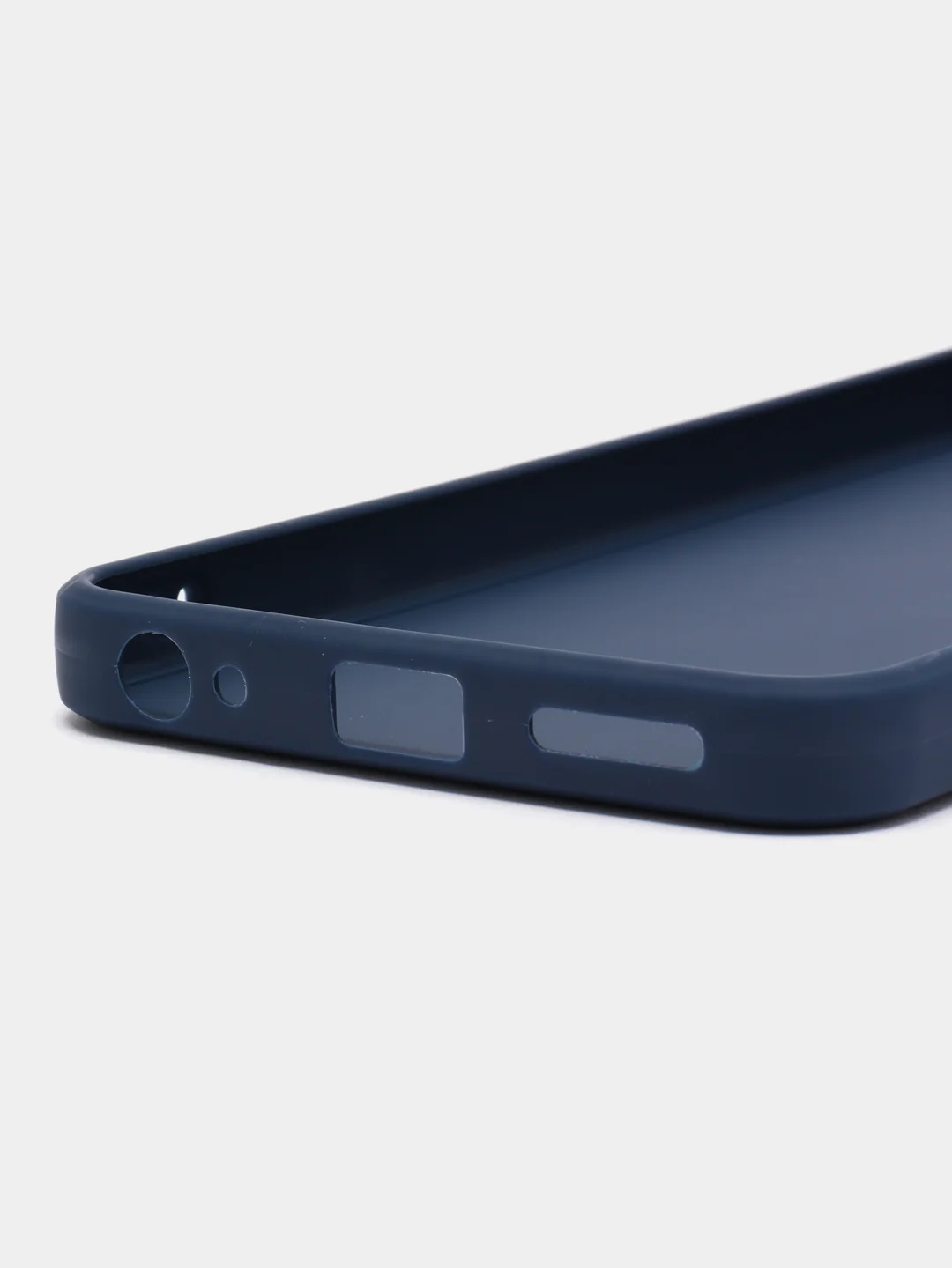 Синий чехол для Tecno Spark 10 / 10C (Техно Спарк 10 / 10С), силиконовый, прозрачный