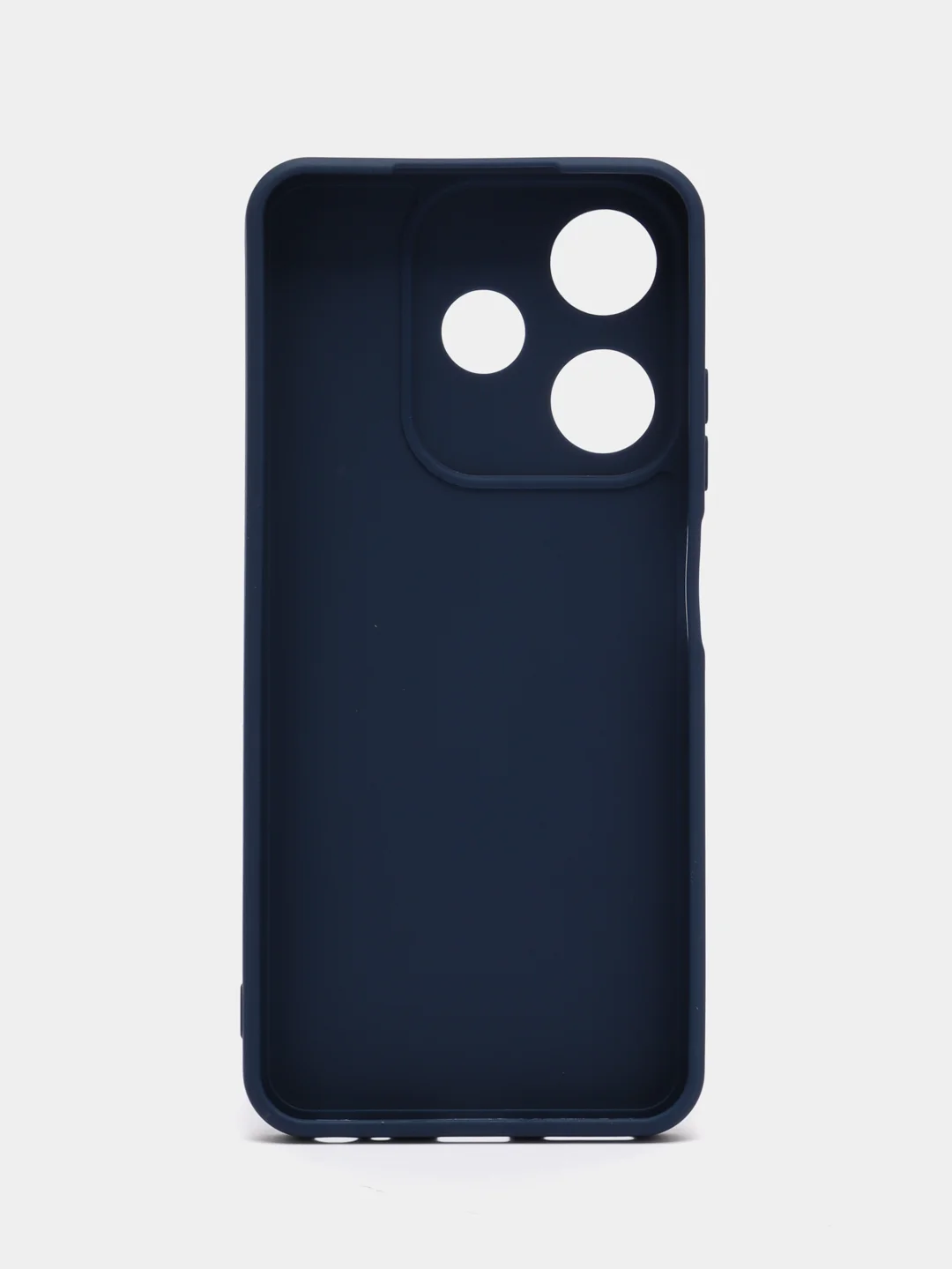 Синий чехол для Tecno Spark 10 / 10C (Техно Спарк 10 / 10С), силиконовый, прозрачный