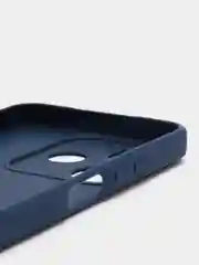 Синий чехол для Tecno Spark 10 / 10C (Техно Спарк 10 / 10С), силиконовый, прозрачный