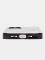 Черный чехол для IPhone 12 Pro, 12 Pro Max силиконовый с Mag Safe и цветной окантовкой