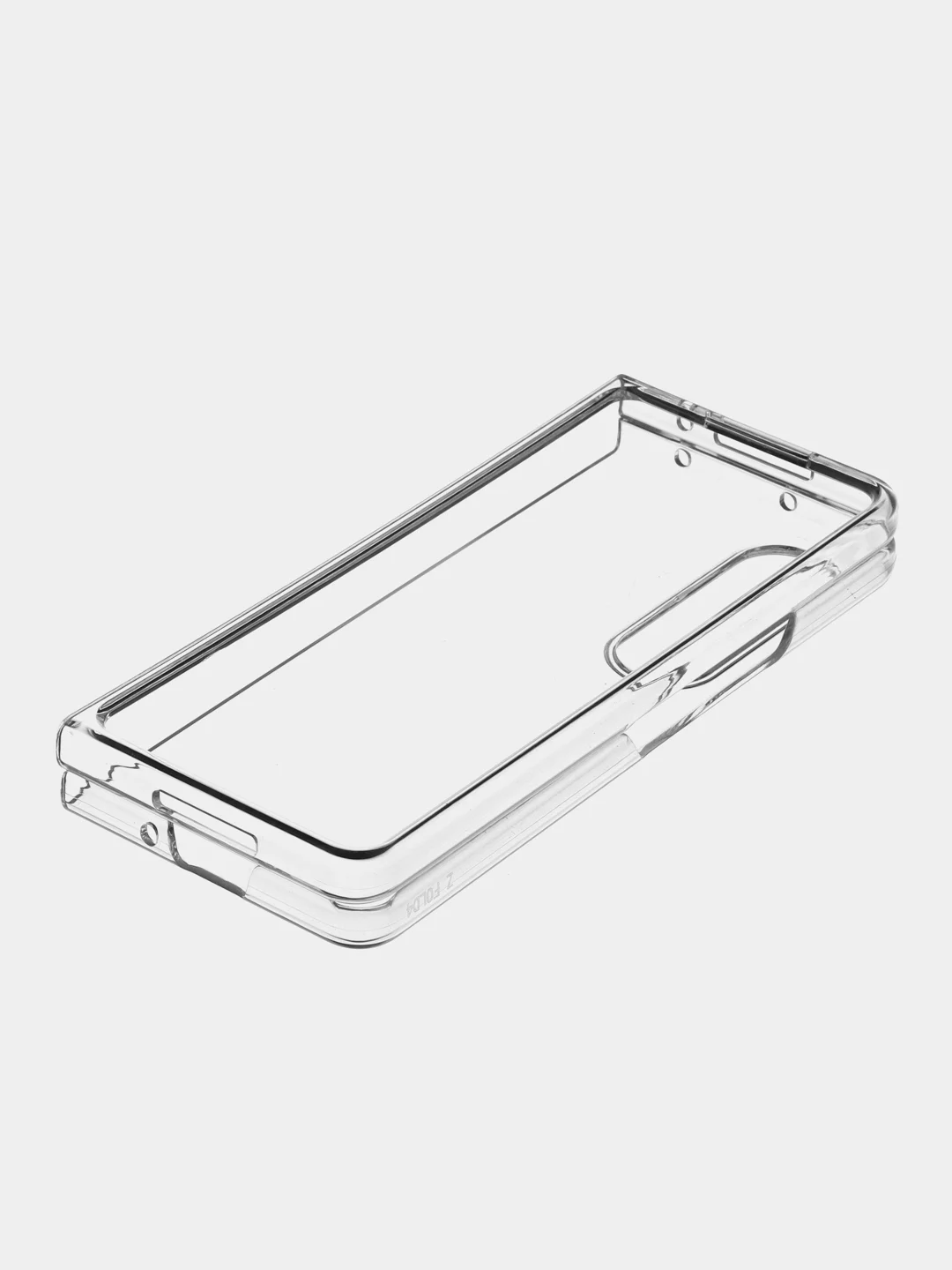 Прозрачный складной пластиковый чехол ROSCO для Samsung Galaxy Z Fold 4, прозрачный