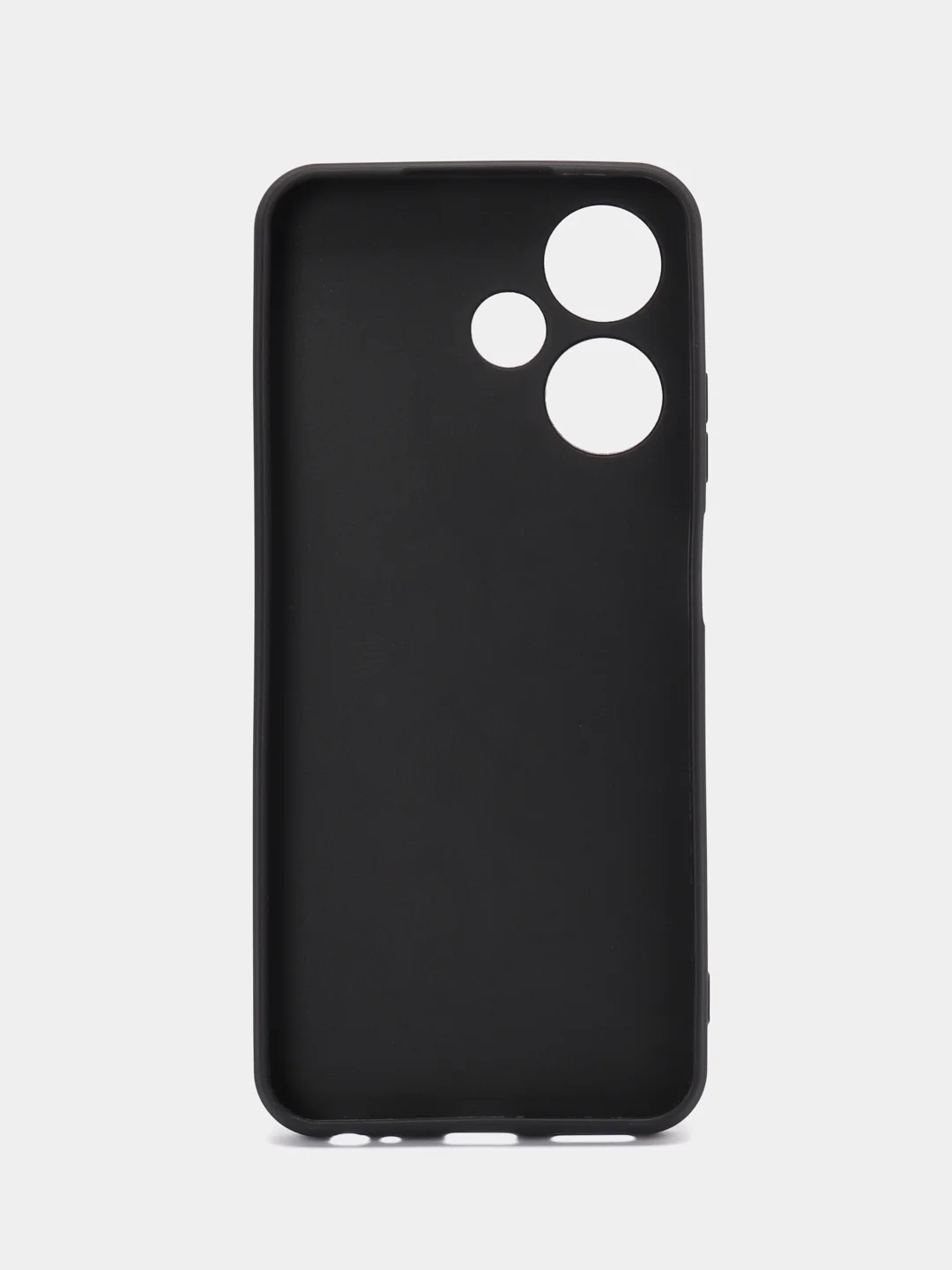 Черный чехол BROSCORP для Infinix Hot 30 Play, матовый, силиконовый, тонкий, бортик вокруг камер