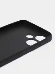 Черный чехол BROSCORP для Infinix Hot 30 Play, матовый, силиконовый, тонкий, бортик вокруг камер