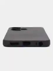 Черный чехол BROSCORP для Infinix Hot 30 Play, матовый, силиконовый, тонкий, бортик вокруг камер