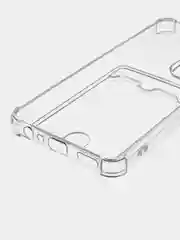 Прозрачный противоударный чехол Broscorp для Realme C55, силиконовый, с карманом для карт