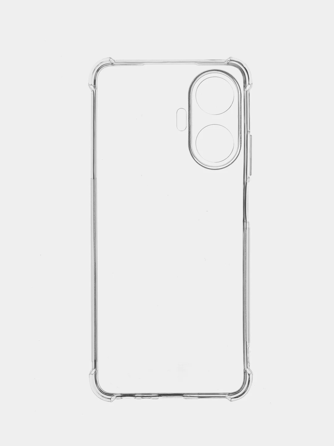 Прозрачный противоударный чехол Broscorp для Realme C55, силиконовый, с усиленными углами