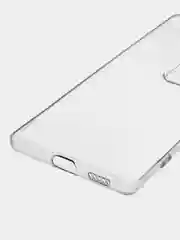 Прозрачный чехол для Vivo V27 силиконовый ROSCO прозрачный с бортиком- защитой камер и от прилипания