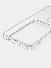 Прозрачный чехол BROSCORP для Infinix Hot 30 с кармашком и защитой камер, картхолдер с карманом