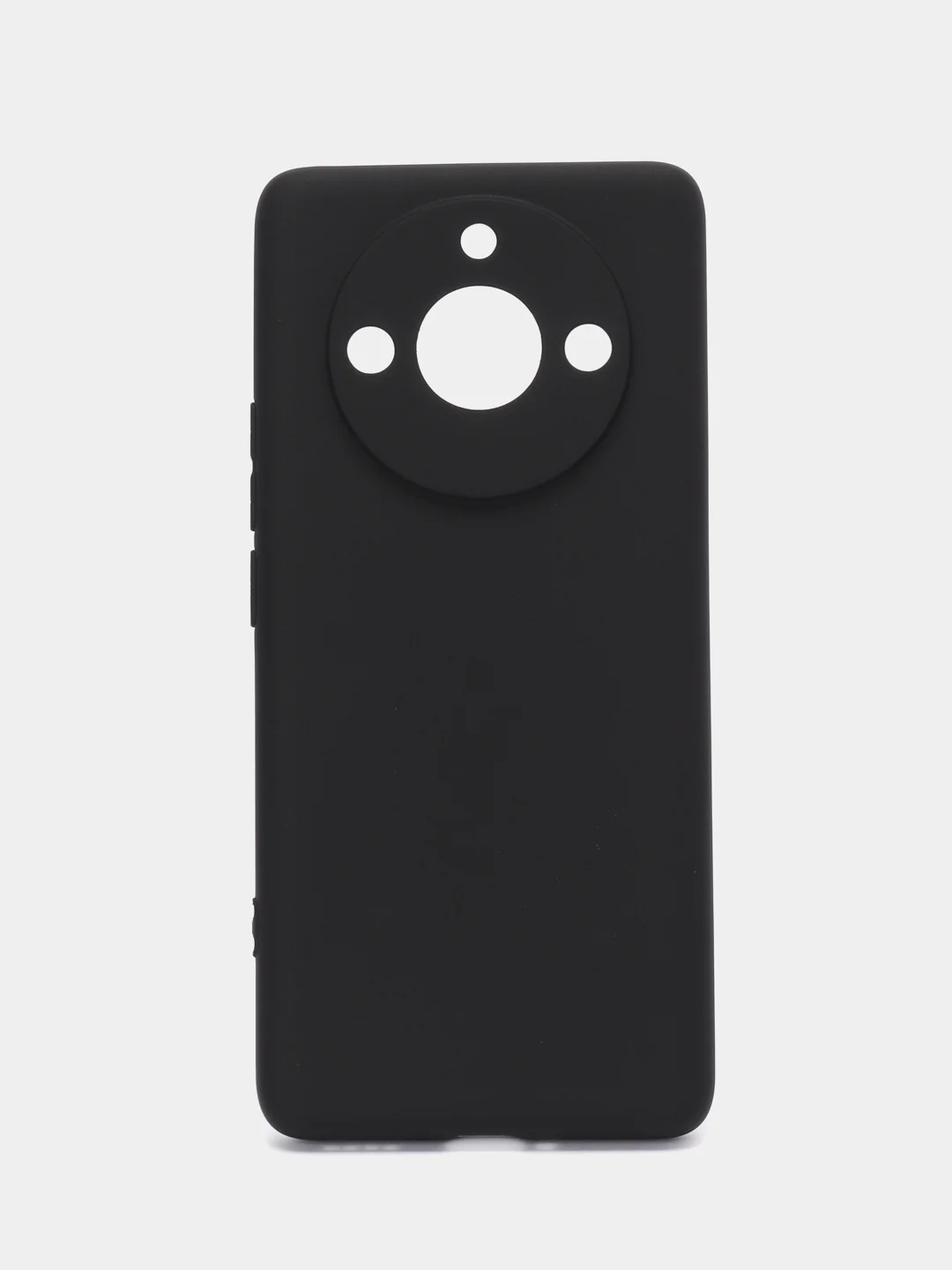 Черный чехол BROSCORP Realme 11 Pro, 11 Pro+, матовый силиконовый, тонкий, бортик вокруг камер