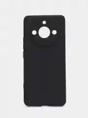 Черный чехол BROSCORP Realme 11 Pro, 11 Pro+, матовый силиконовый, тонкий, бортик вокруг камер