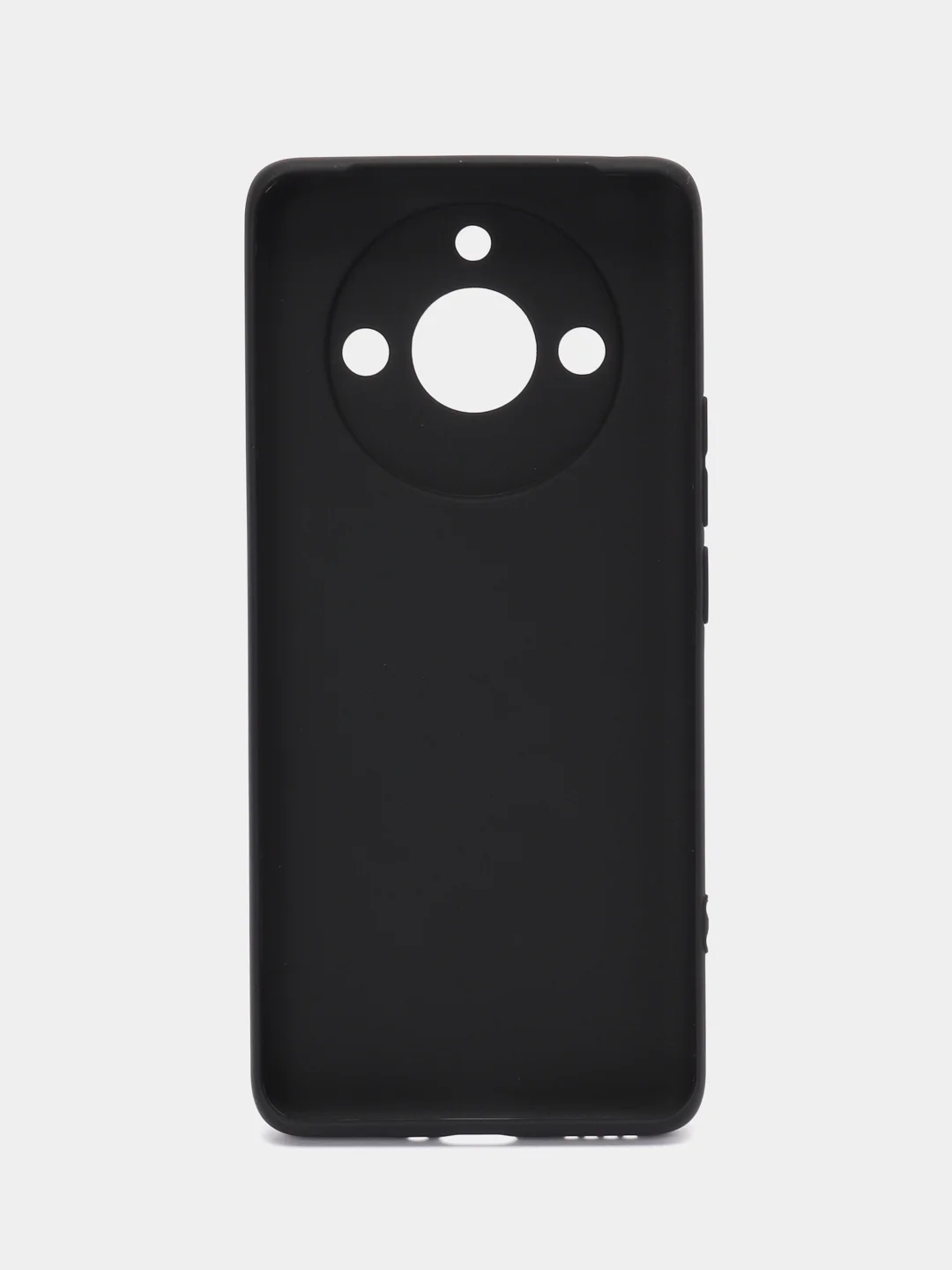 Черный чехол BROSCORP Realme 11 Pro, 11 Pro+, матовый силиконовый, тонкий, бортик вокруг камер