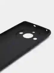 Черный чехол BROSCORP Realme 11 Pro, 11 Pro+, матовый силиконовый, тонкий, бортик вокруг камер