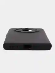 Черный чехол BROSCORP Realme 11 Pro, 11 Pro+, матовый силиконовый, тонкий, бортик вокруг камер