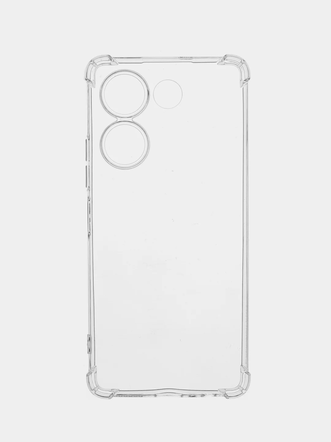 Прозрачный противоударный чехол для Tecno Camon 20 Pro, силиконовый, BROSCORP, с усиленными углами