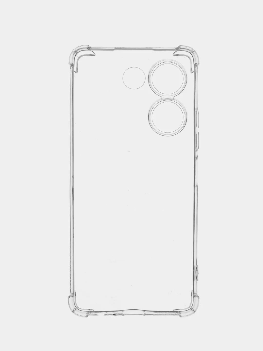 Прозрачный противоударный чехол для Tecno Camon 20 Pro, силиконовый, BROSCORP, с усиленными углами