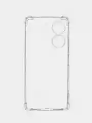 Прозрачный противоударный чехол для Tecno Camon 20 Pro, силиконовый, BROSCORP, с усиленными углами