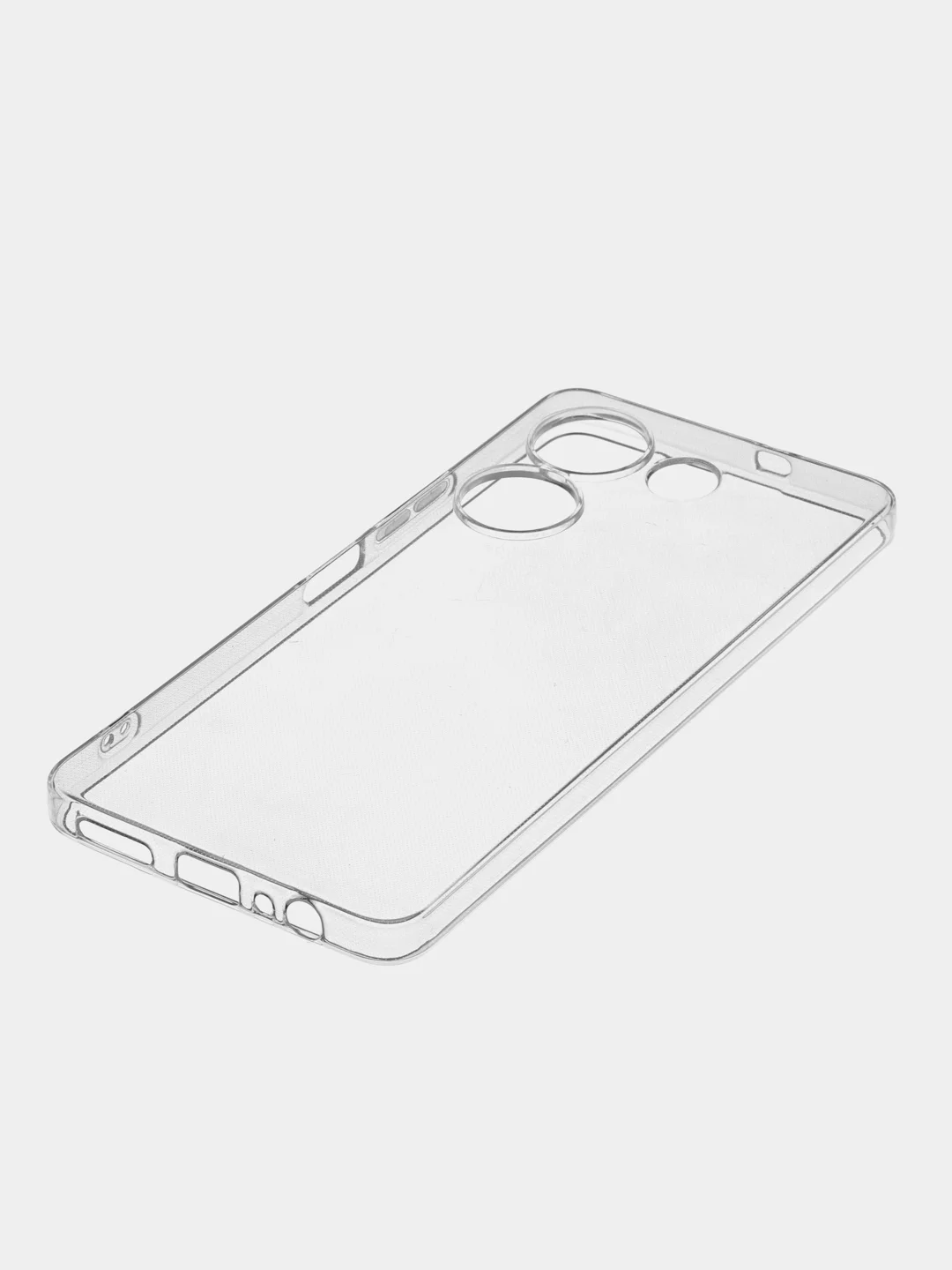 Прозрачный чехол для Tecno Camon 20 Pro, силиконовый, прозрачный, BROSCORP, защита камер
