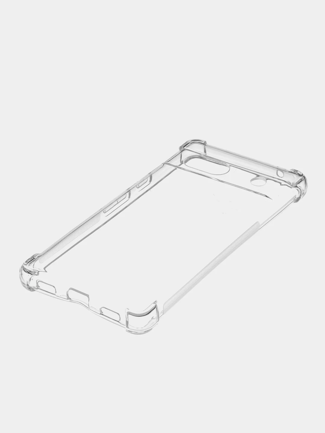 Прозрачный противоударный чехол для Google Pixel 7A силиконовый BROSCORP с защитой углов и камер