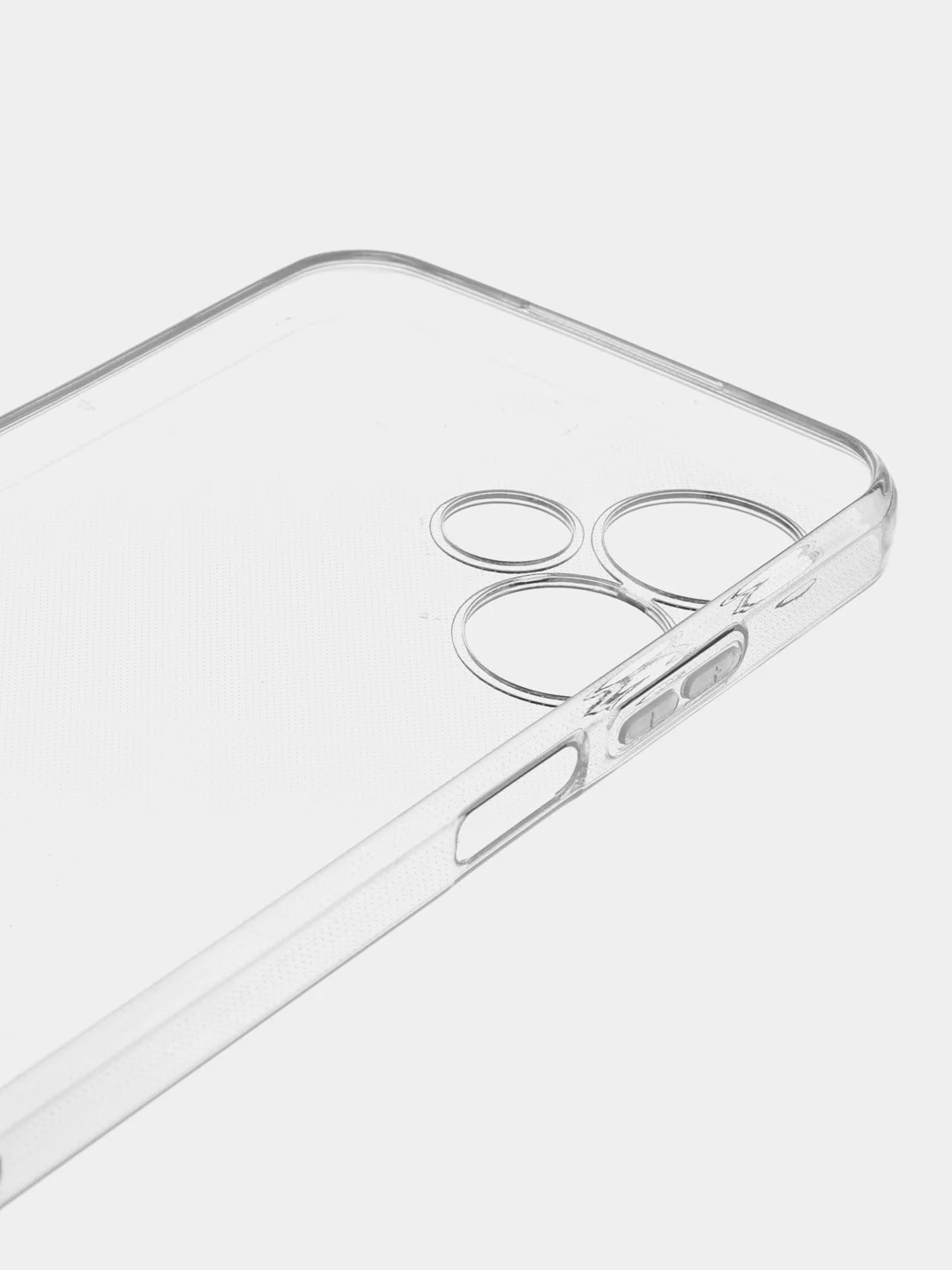 Прозрачный силиконовый чехол BROSCORP для Infinix Hot 30 Play, с защитой камер и от прилипания