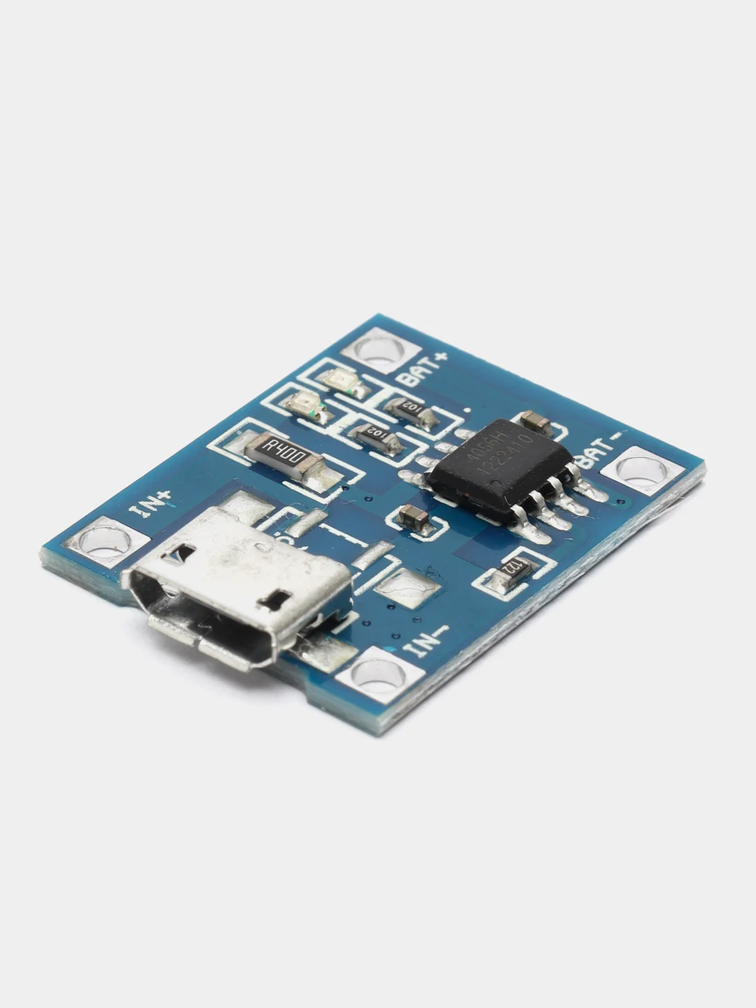 Контроллер-модуль заряда литиевых аккумуляторов 18650 TP4056, Micro USB